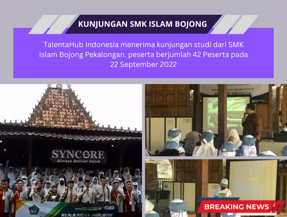 TalentaHub Terima Kunjungan dari SMK Islam Bojong