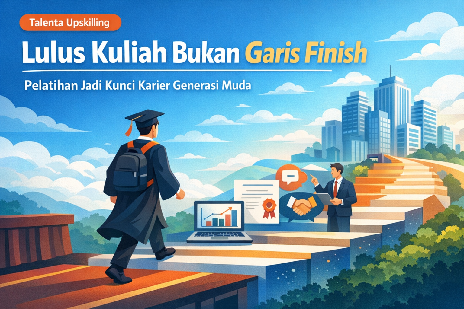 Lulus Kuliah Bukan Garis Finish: Pelatihan Jadi Kunci Karier Generasi Muda